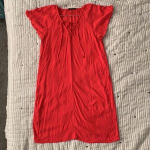 Madewell coral dress